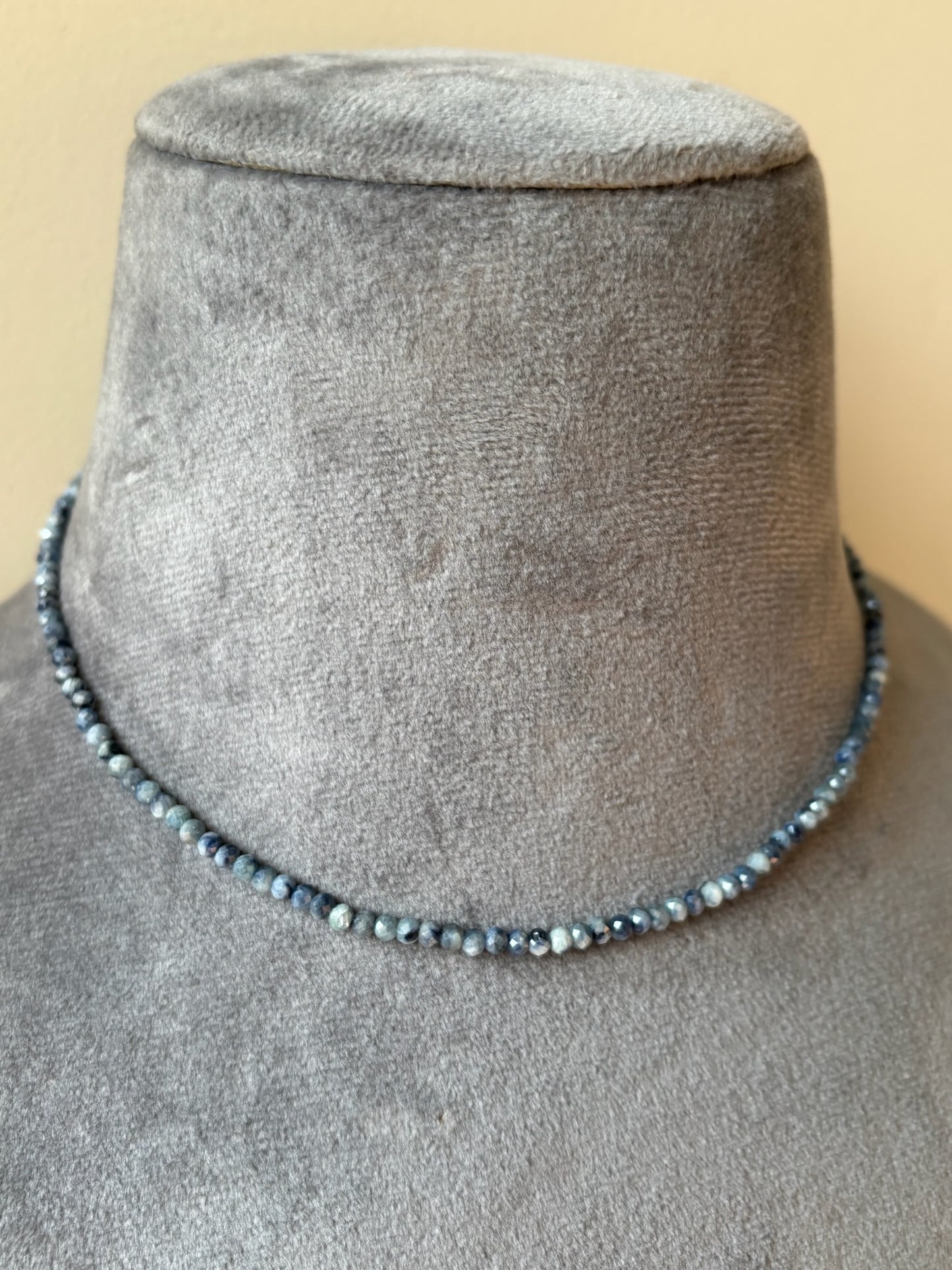 Dainty Sodalite Beaded Necklace