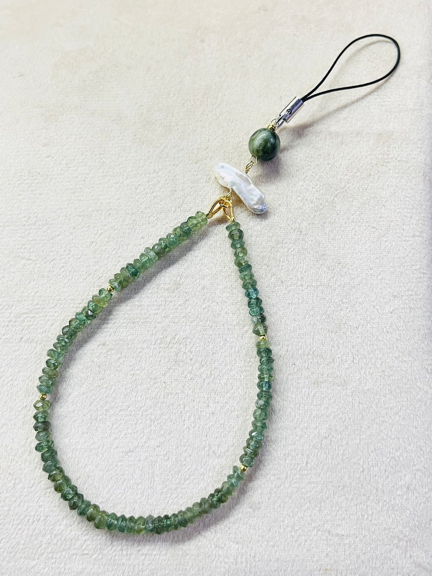 Bells Of Ireland Phone/Bag Charm/Wristlet
