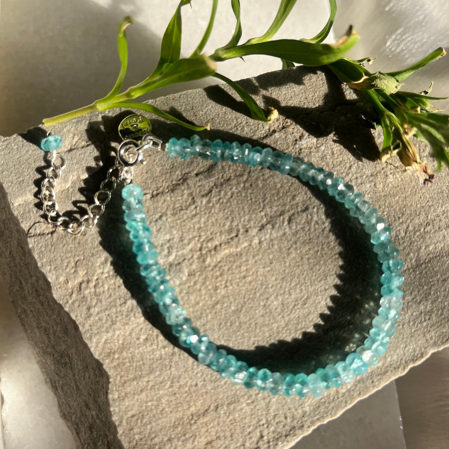 Apatite Beaded Bracelet