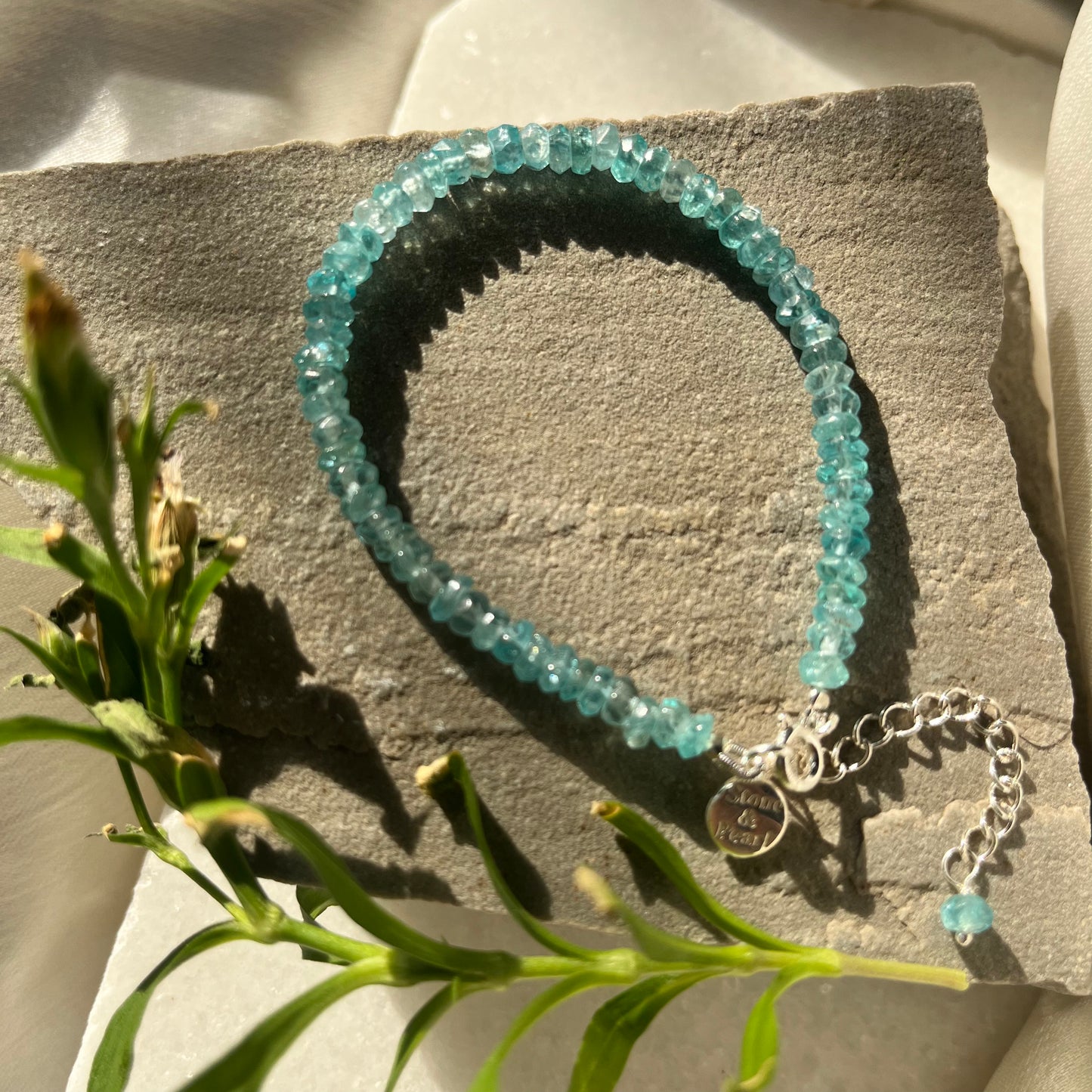 Apatite Beaded Bracelet