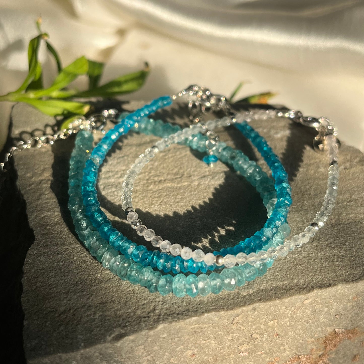 Apatite Beaded Bracelet