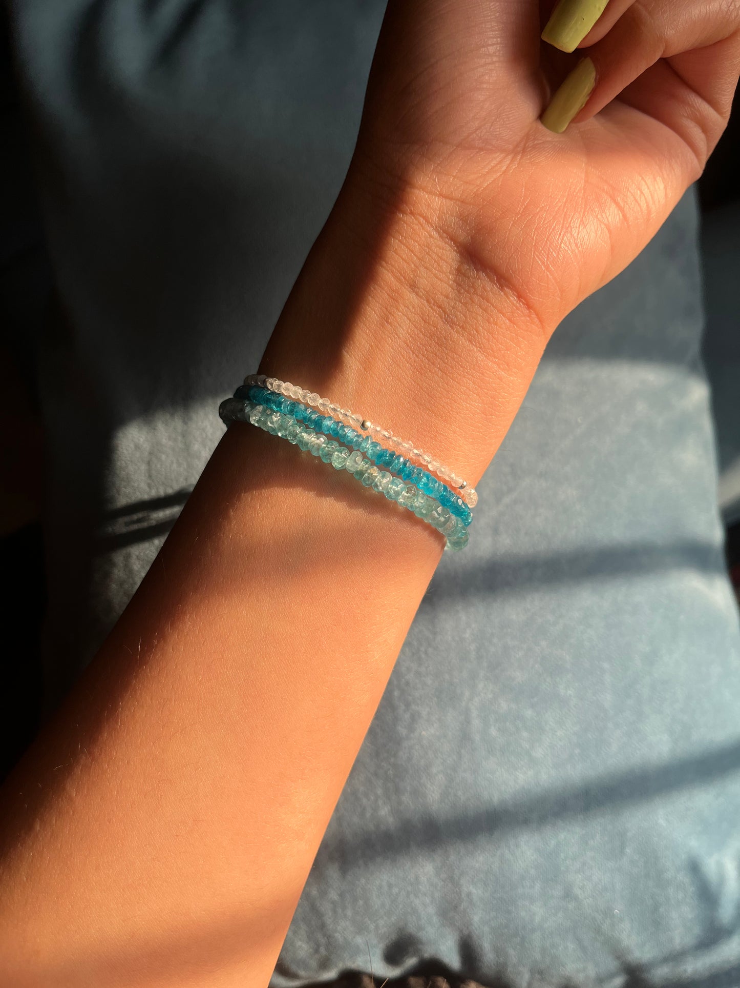 Apatite Beaded Bracelet