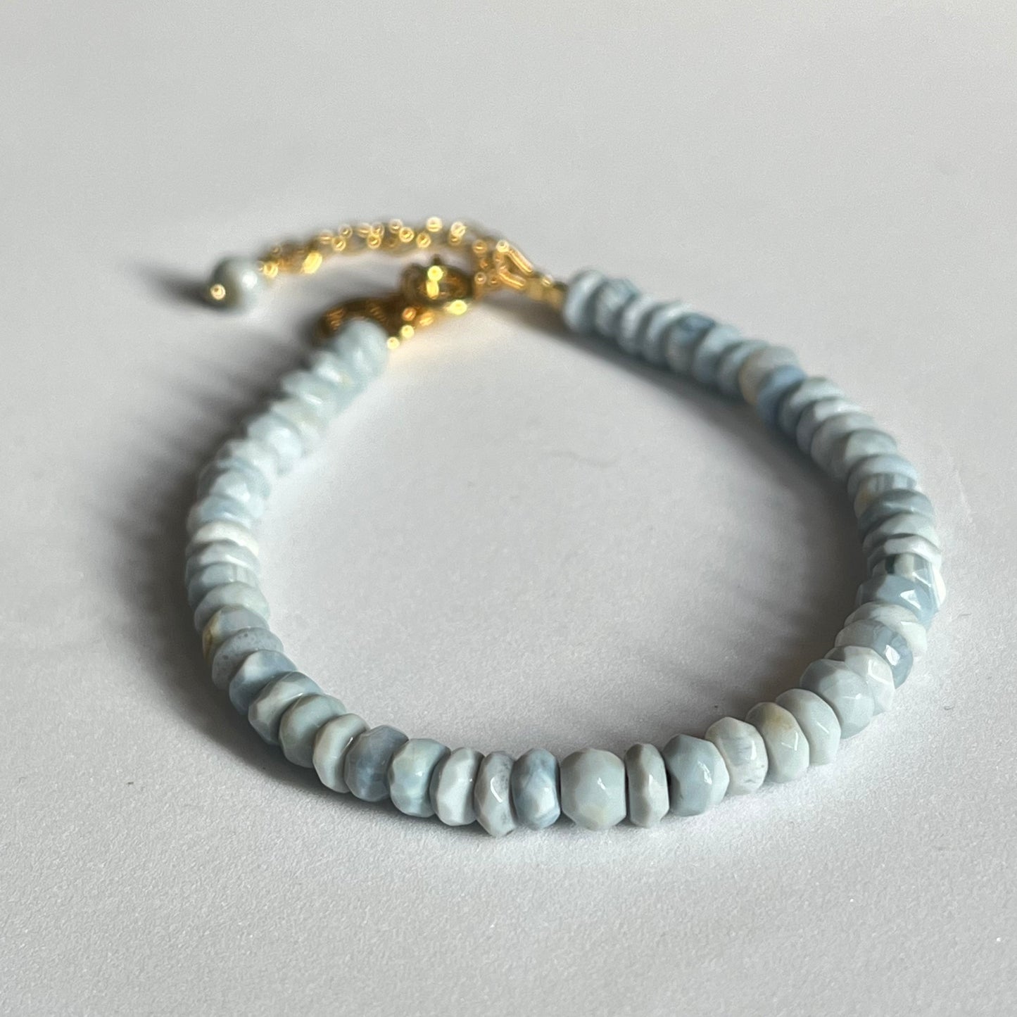 Blue Opal Beaded Bracelet