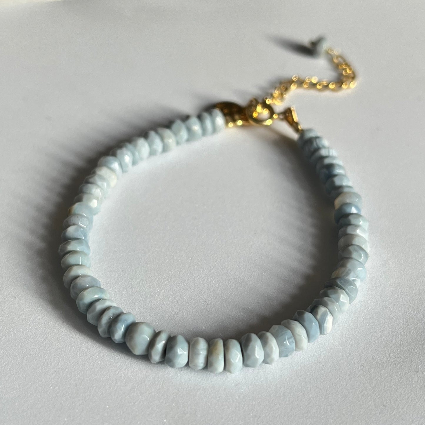 Blue Opal Beaded Bracelet