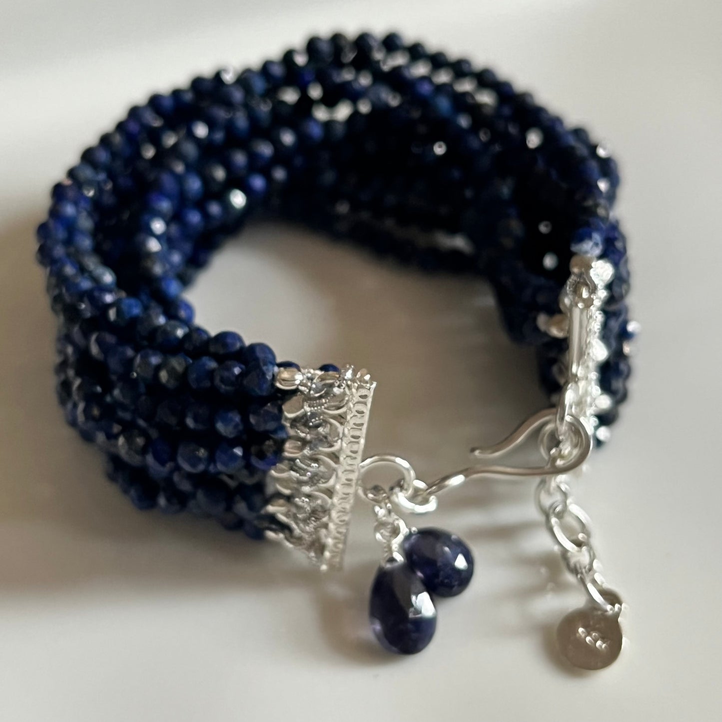 Lapis Lazuli Multi-Strand Beaded Bracelet