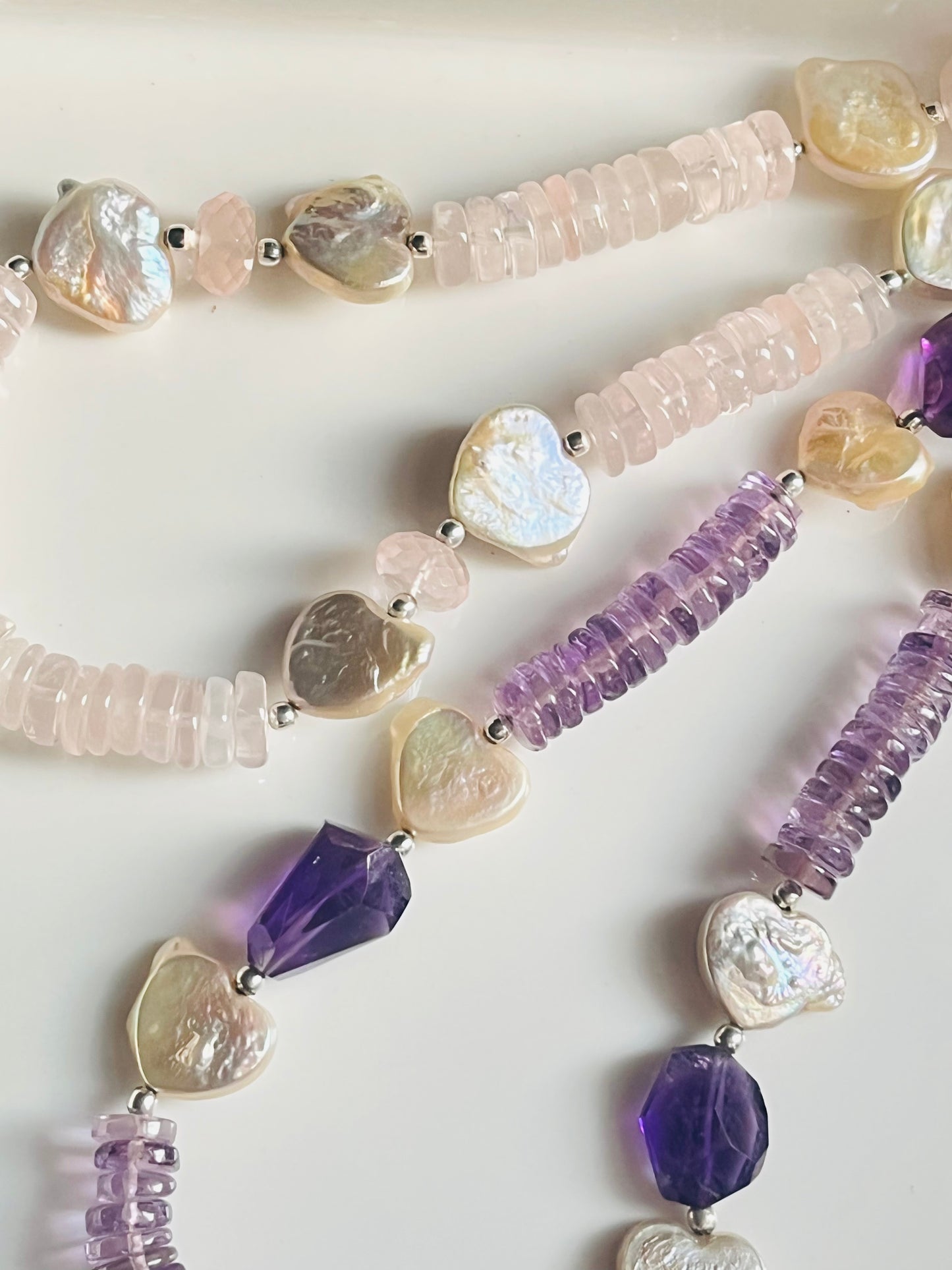 Amethyst Phone/Bag Charm/Wristlet