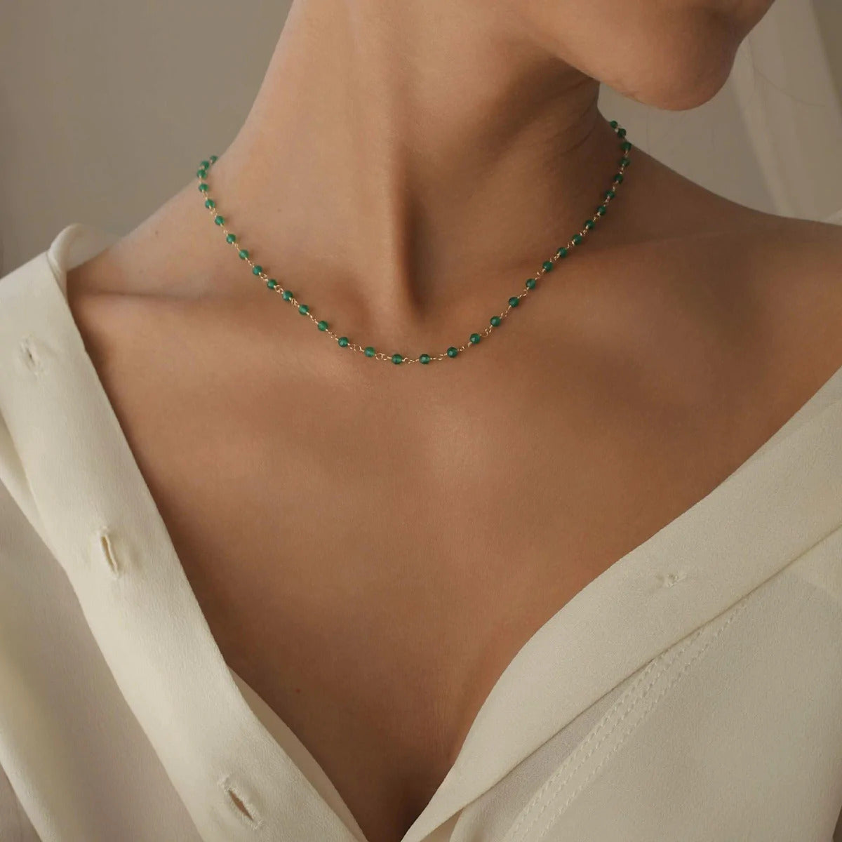 Green Onyx Necklace