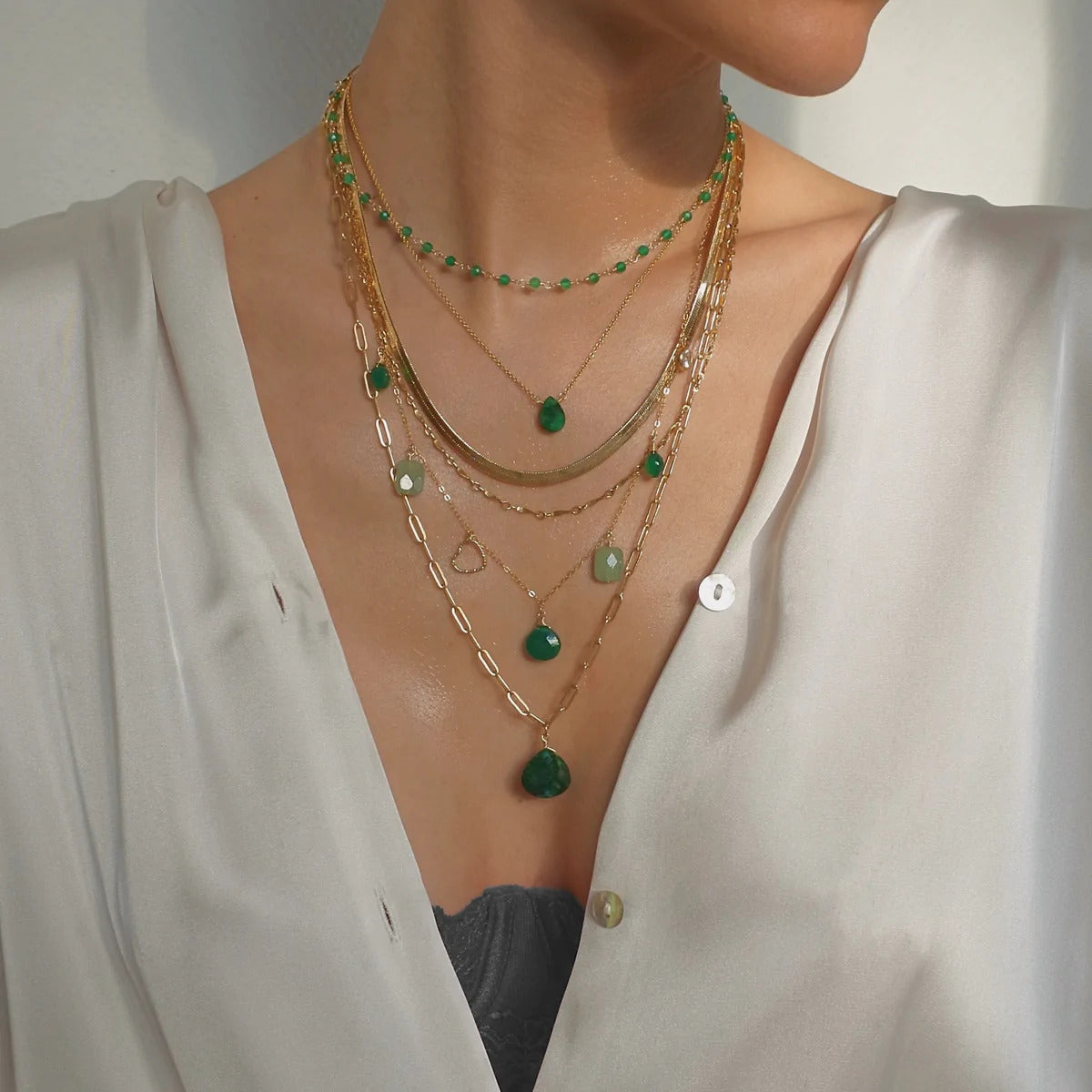 Green Onyx Necklace