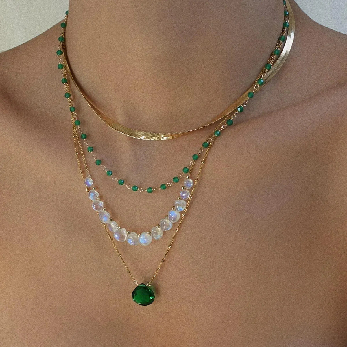 Green Onyx Necklace