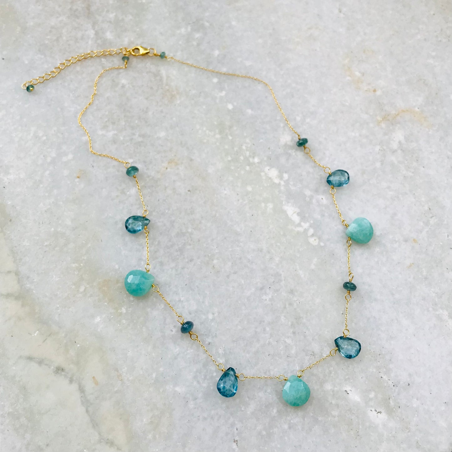 Icy Blue Necklace