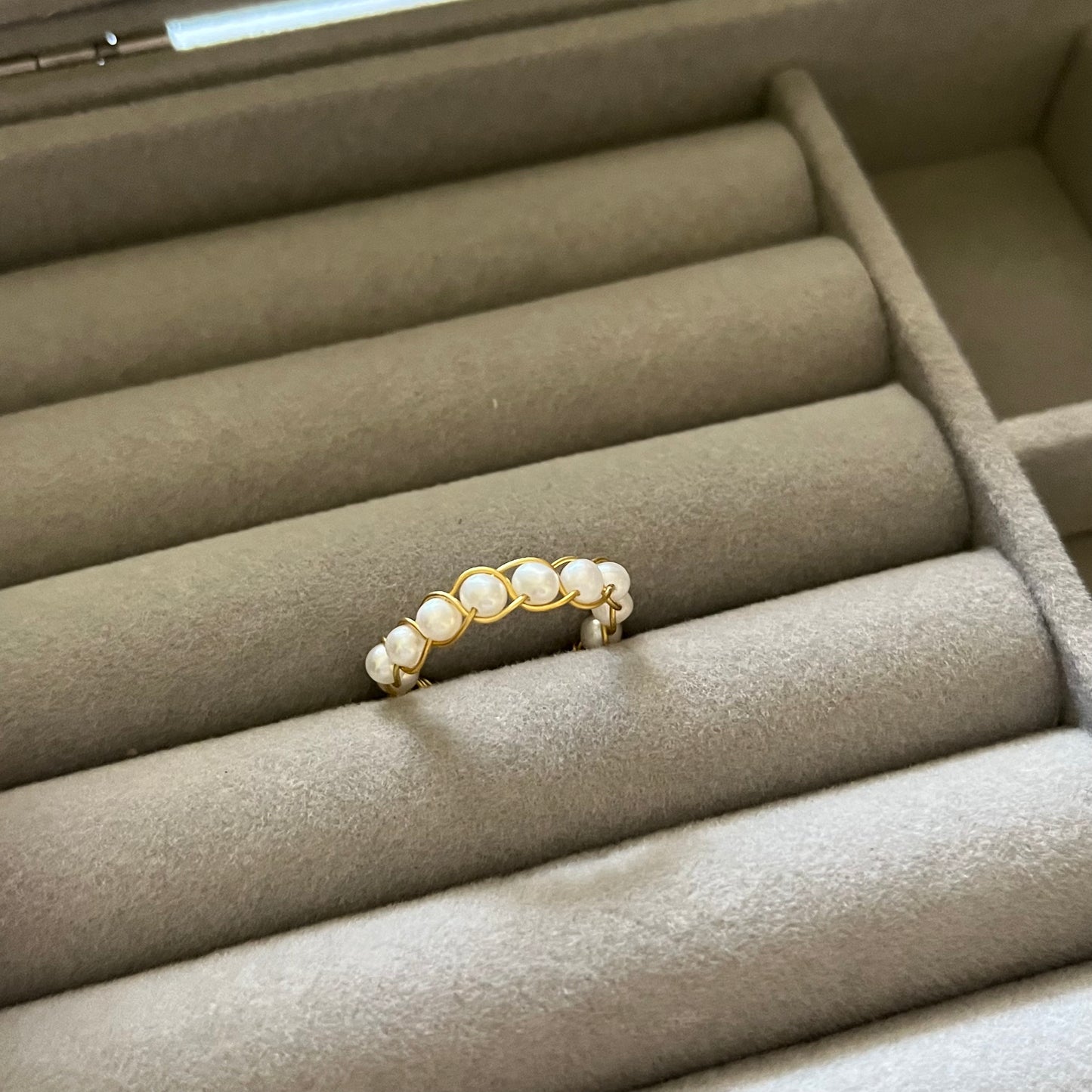 Pearl Braided Ring