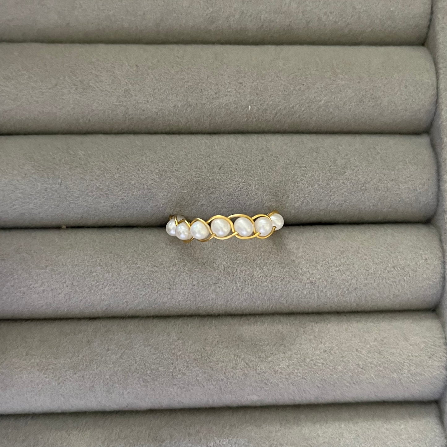 Pearl Braided Ring