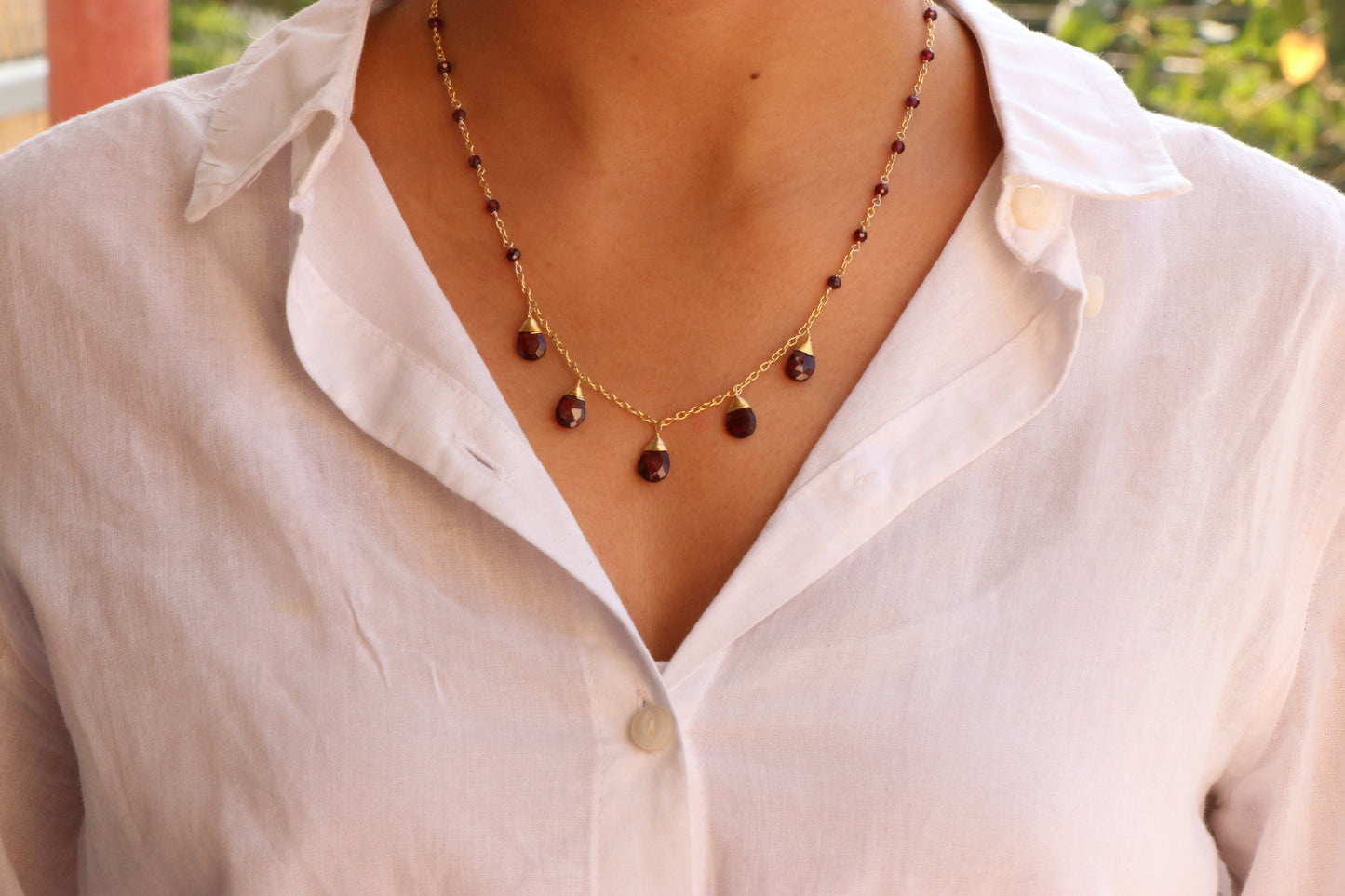 Garnet Necklace