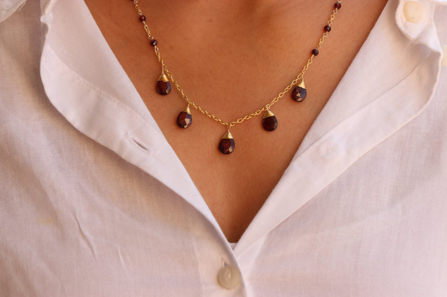 Garnet Necklace