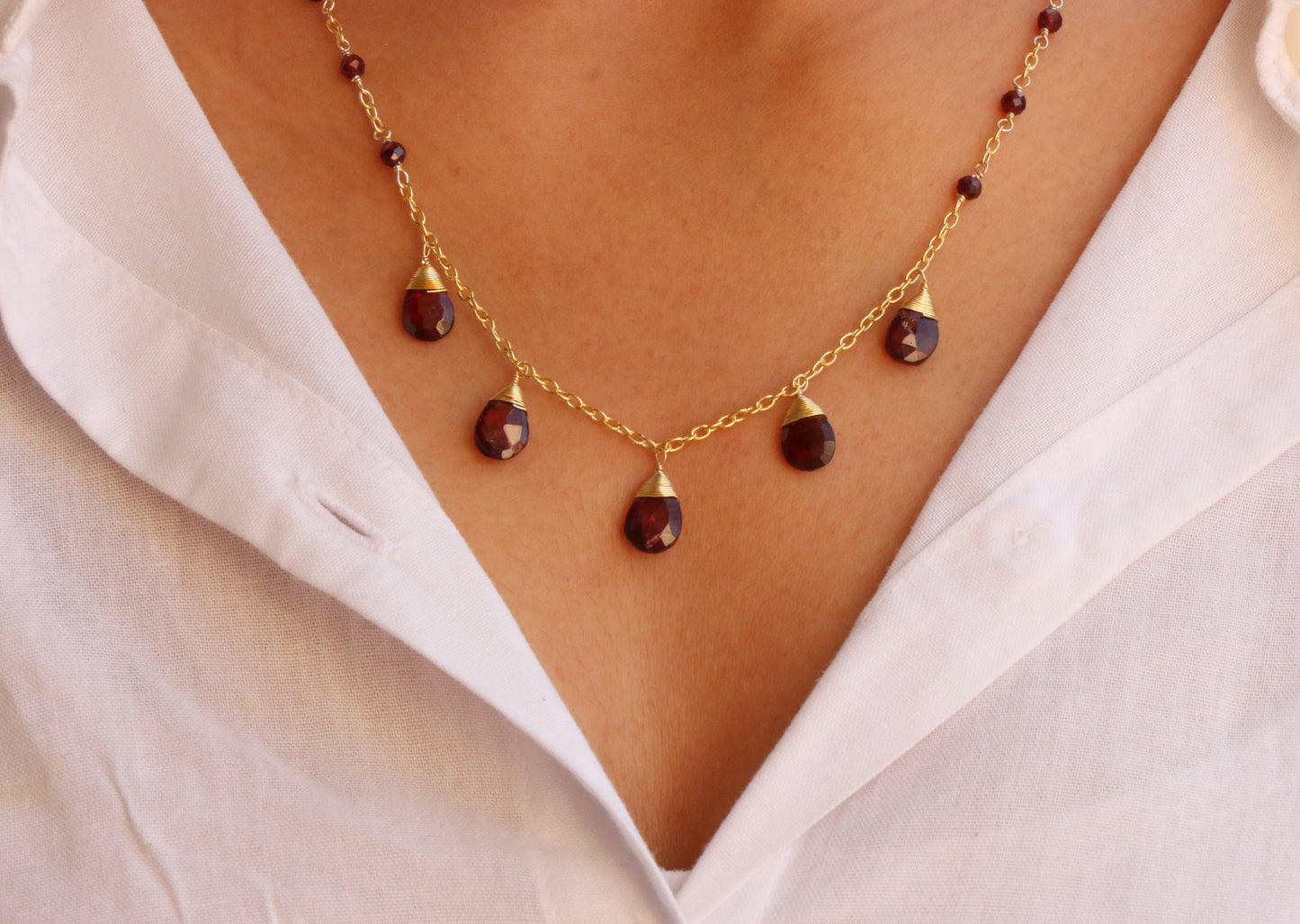 Garnet Necklace