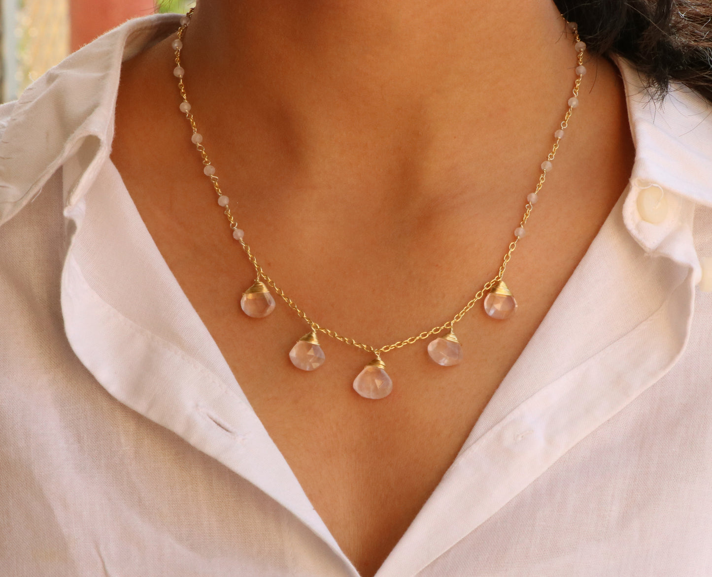 Rose Quartz Necklace