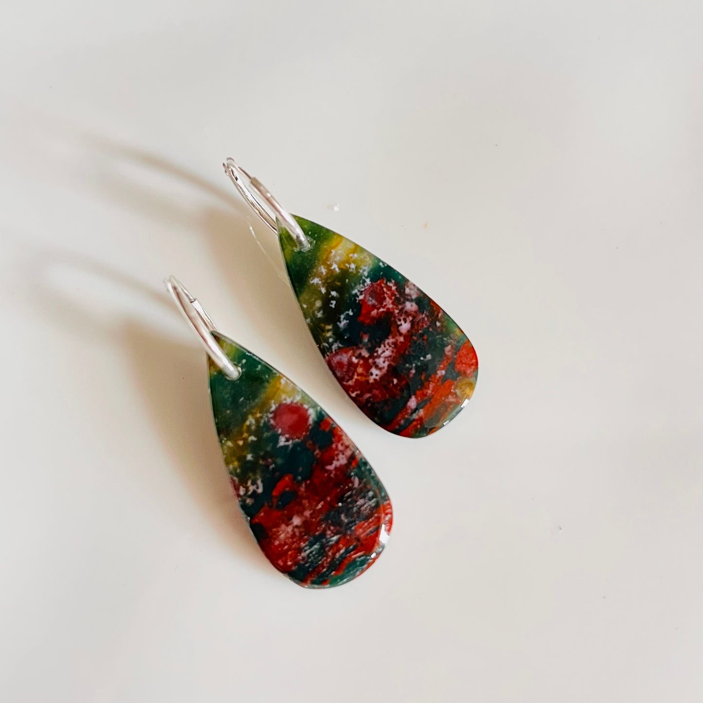 Bloodstone Earrings