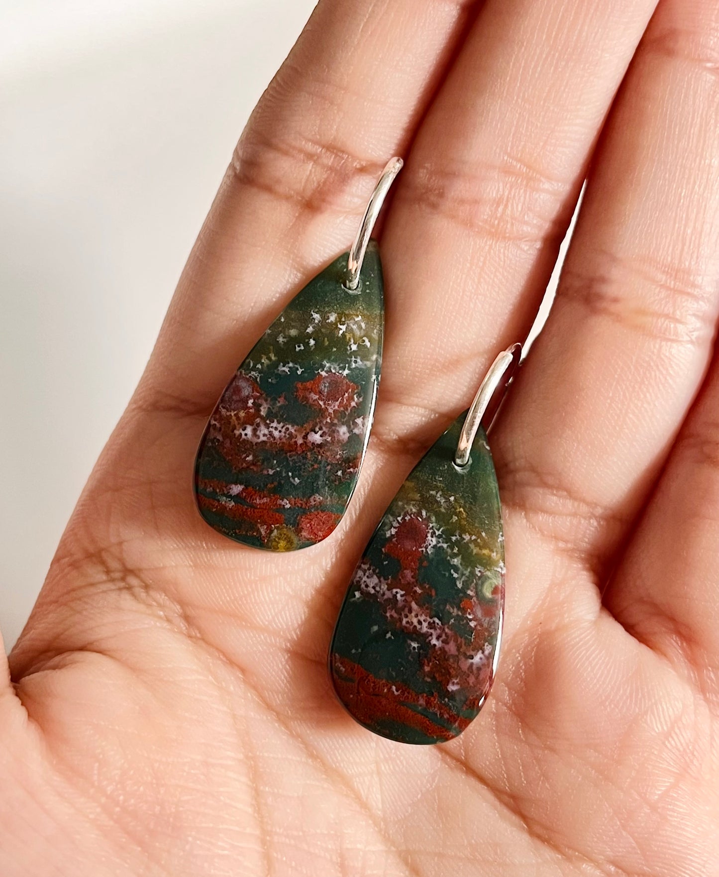 Bloodstone Earrings