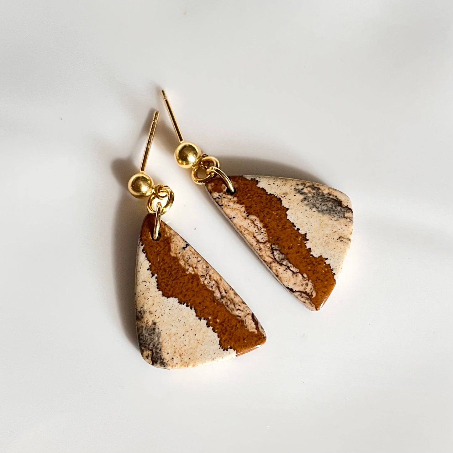 Picture Jasper Earrings