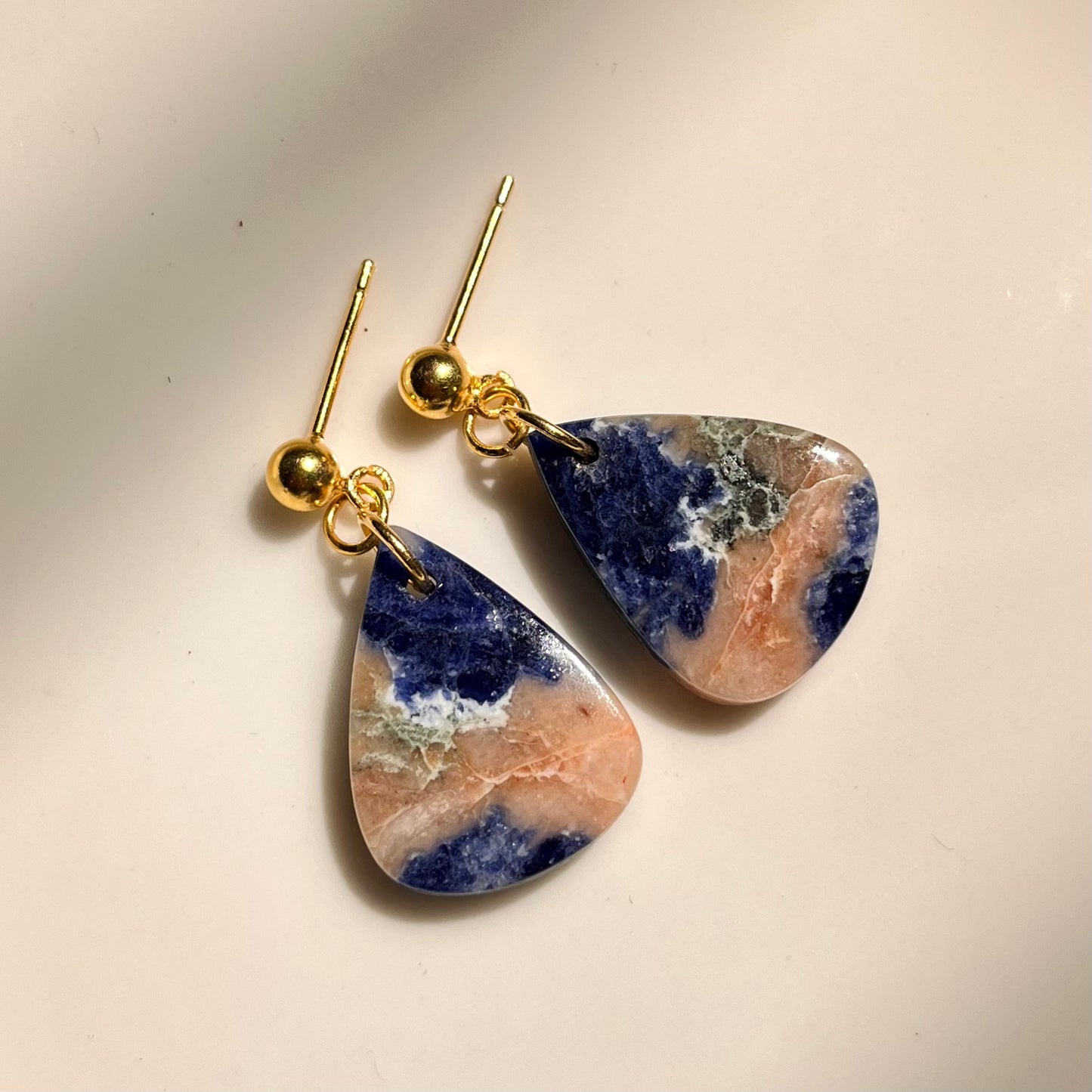 Sunset Sodalite Earrings