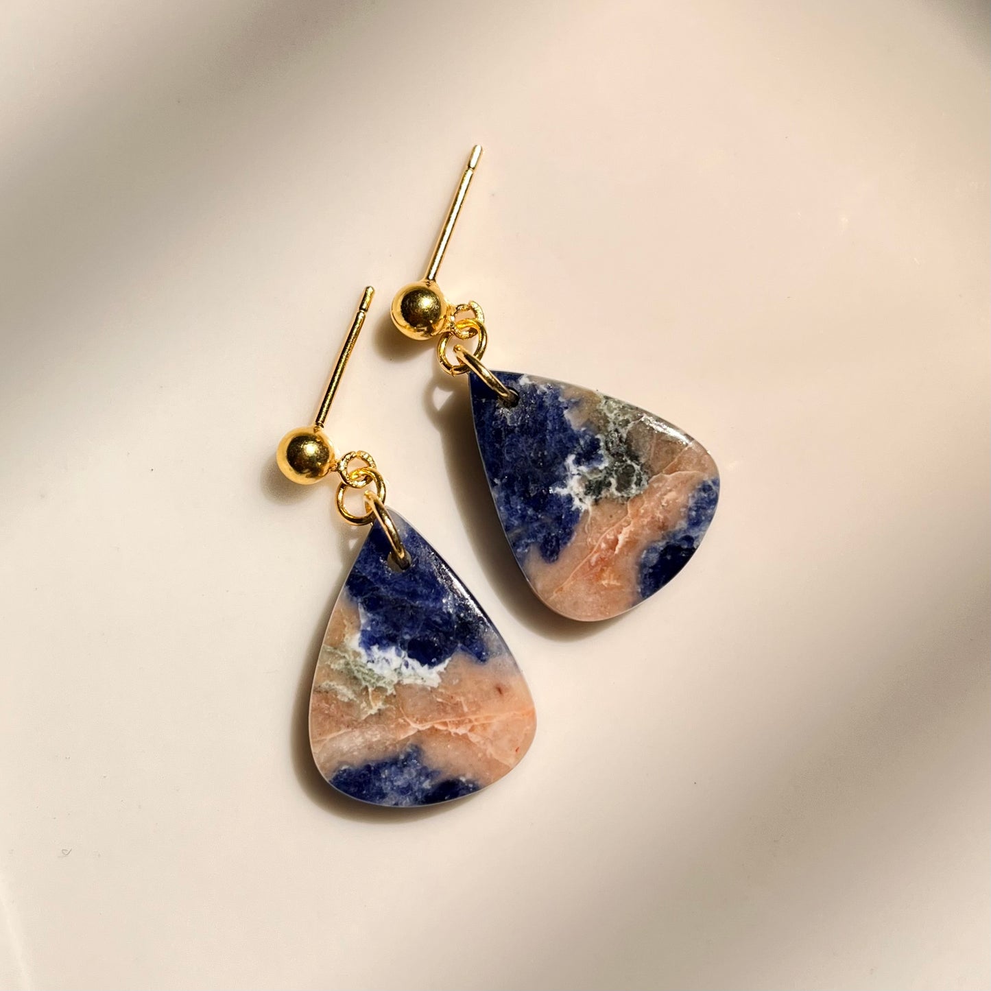 Sunset Sodalite Earrings