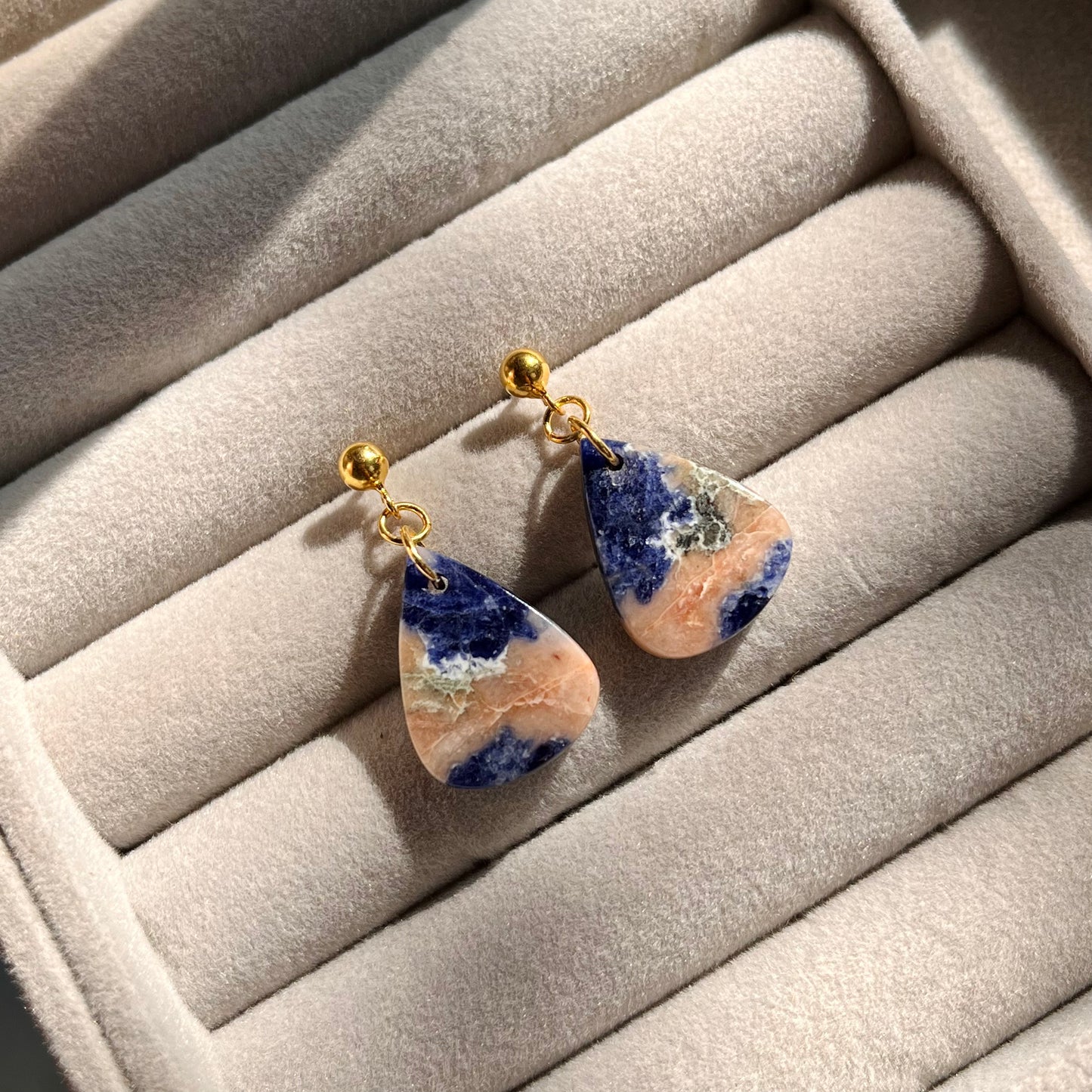 Sunset Sodalite Earrings