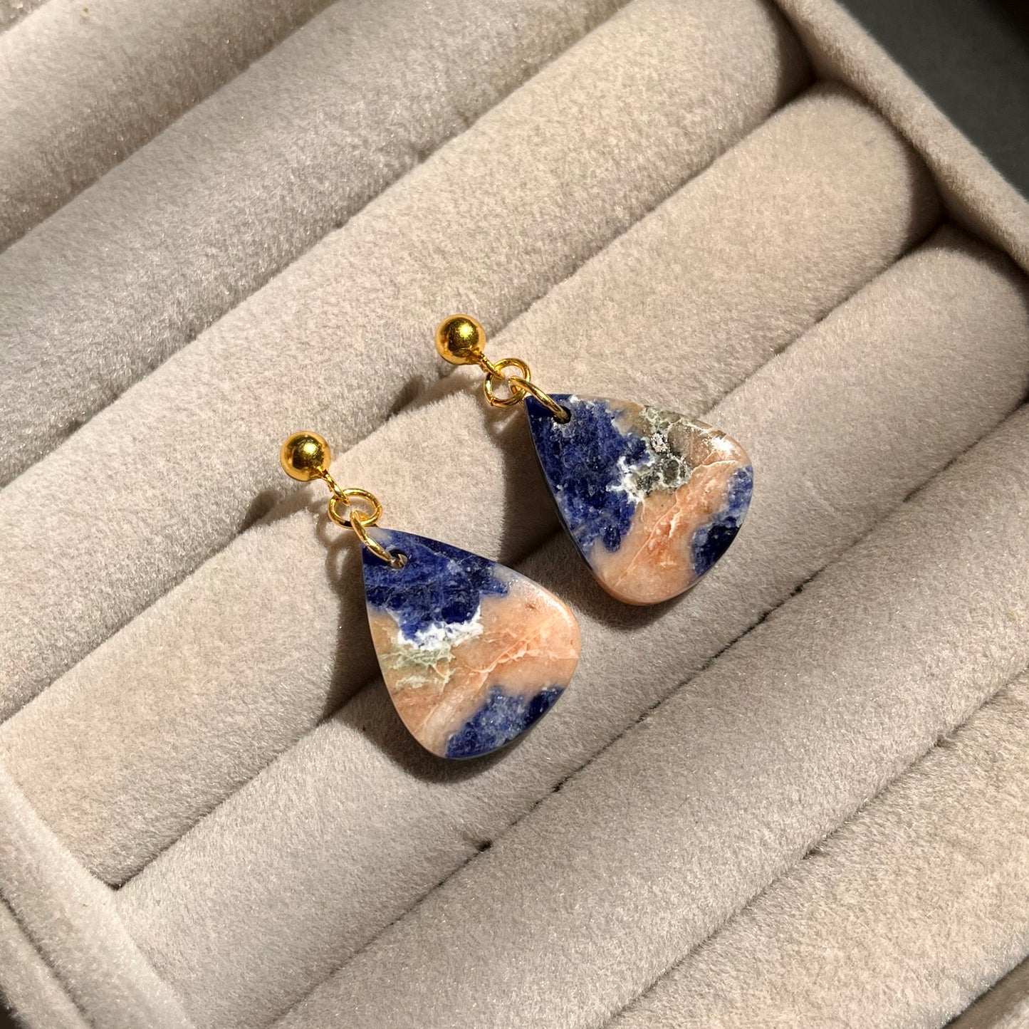 Sunset Sodalite Earrings