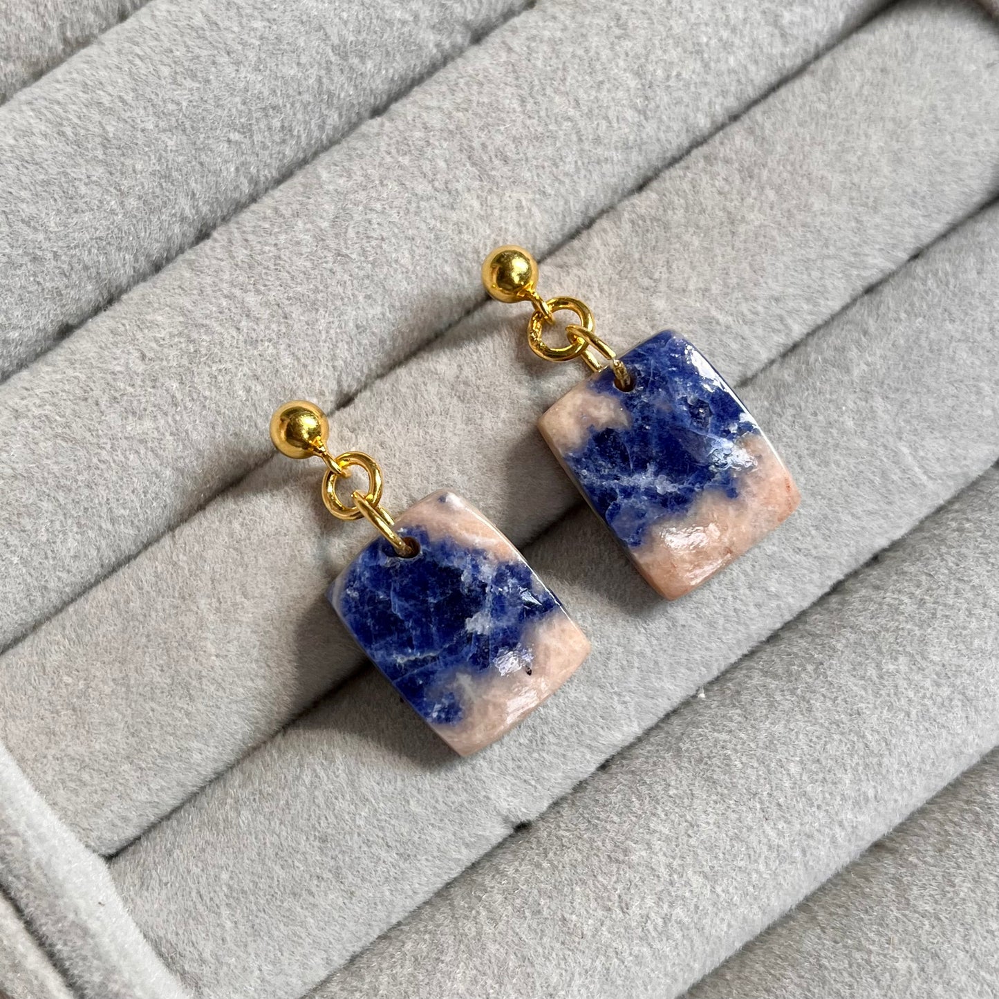 Sunset Sodalite Earrings