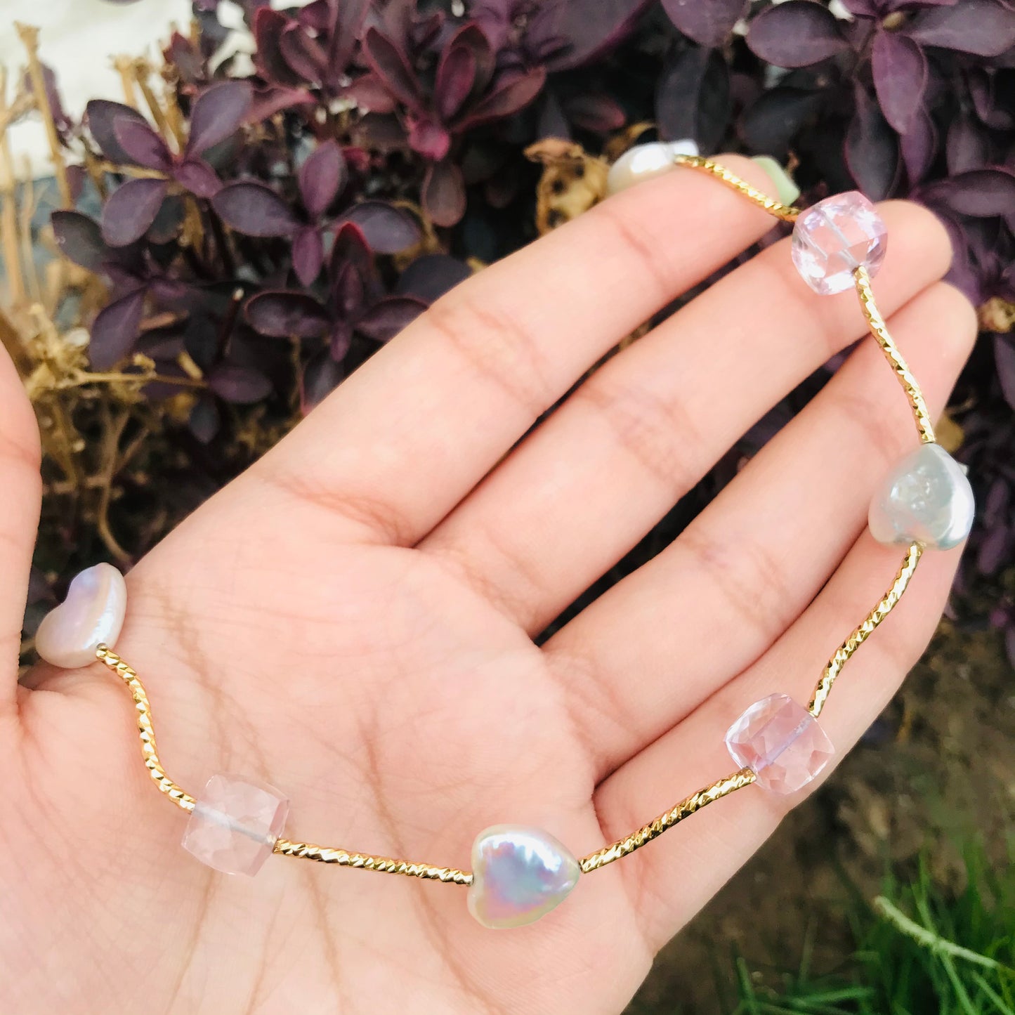 Lilac Love Necklace
