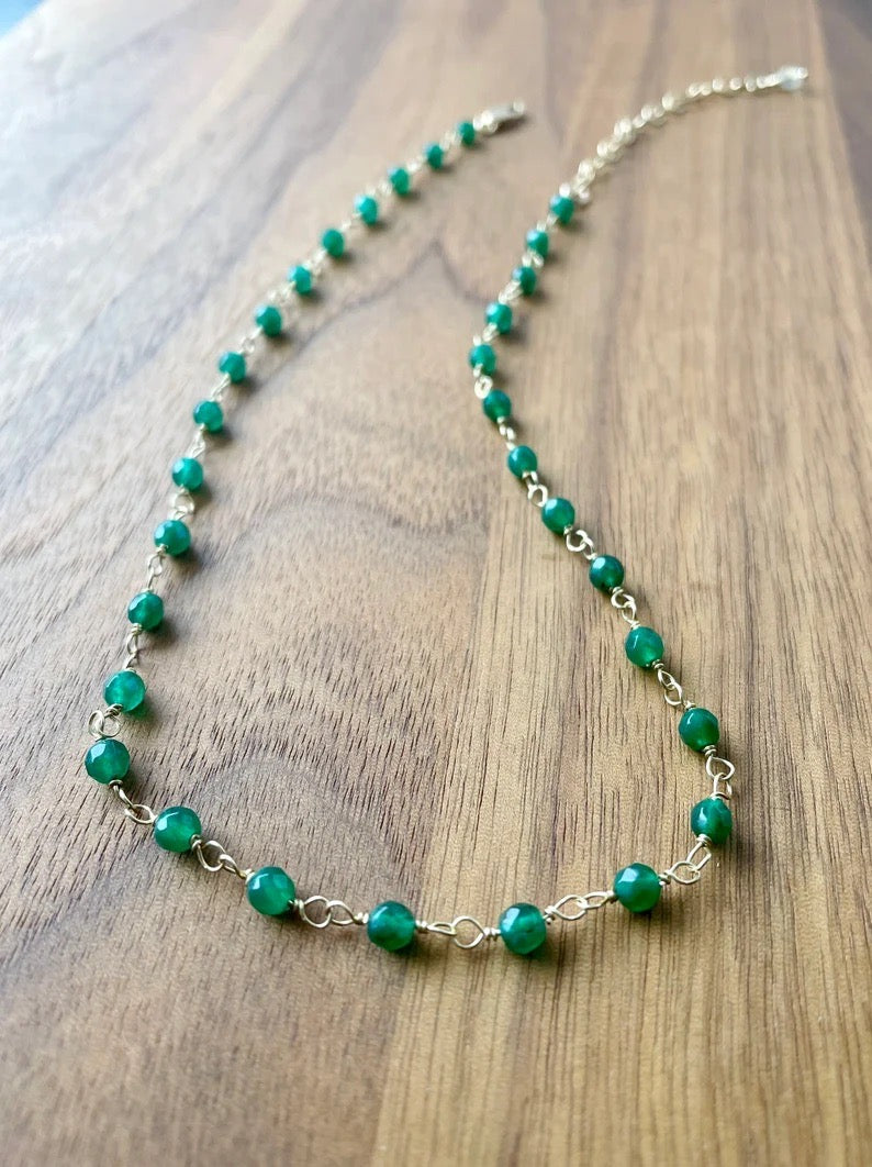 Green Onyx Necklace