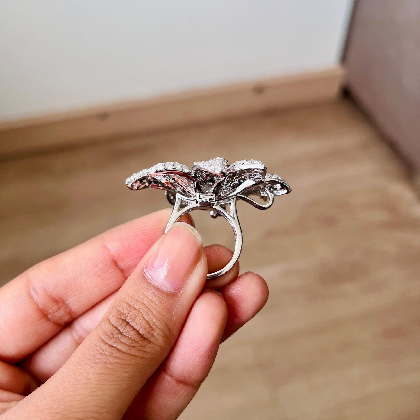 14K Gold Diamond Ring Cum Pendant