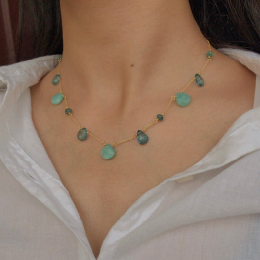 Icy Blue Necklace