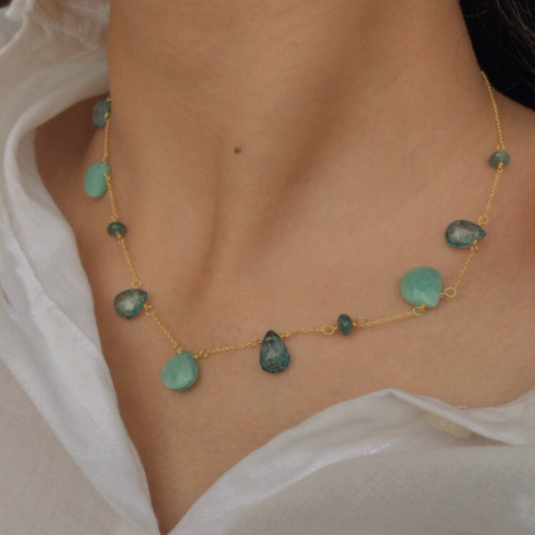 Icy Blue Necklace