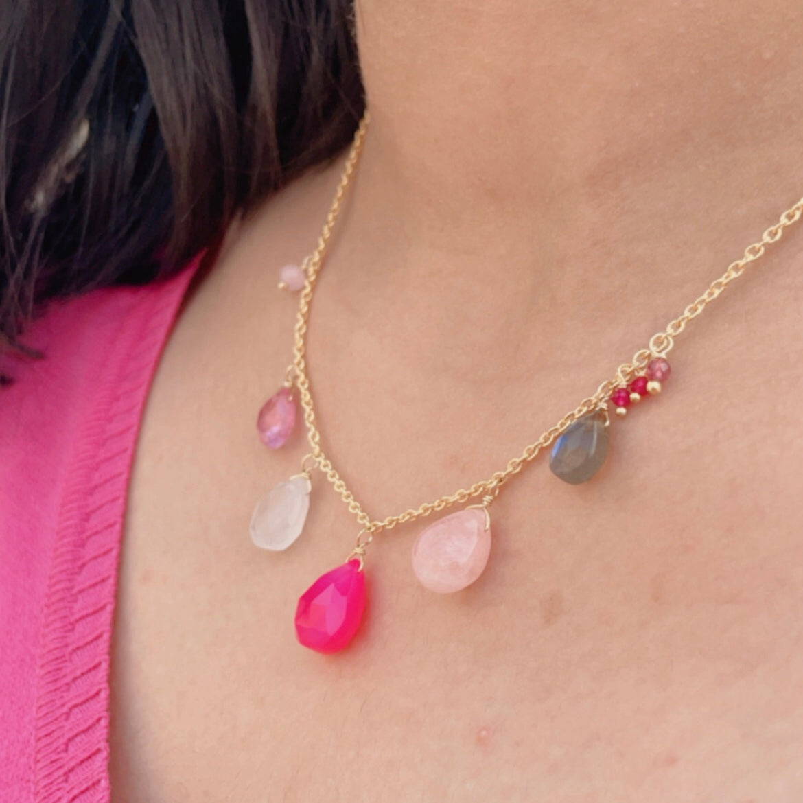 Pretty In Pink Necklace