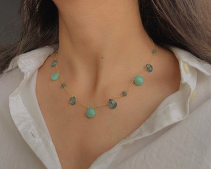 Icy Blue Necklace