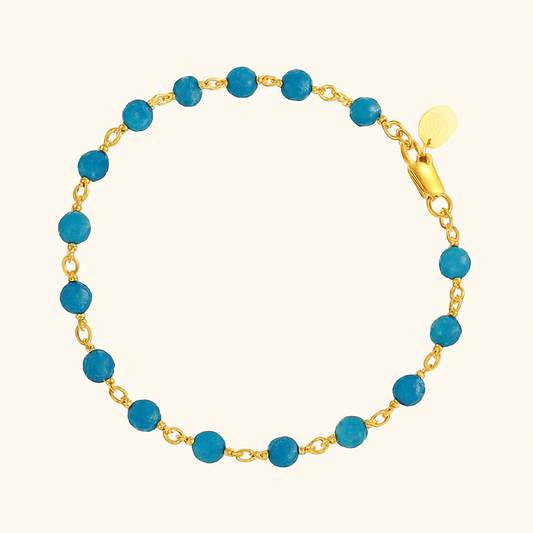 Apatite Link Bracelet