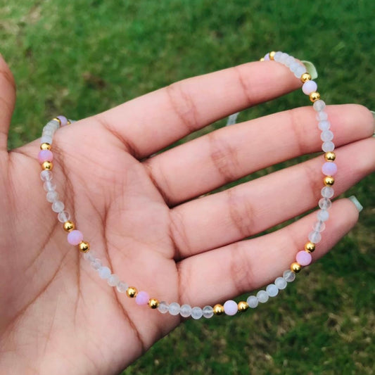 Moonstone Beaded Necklace