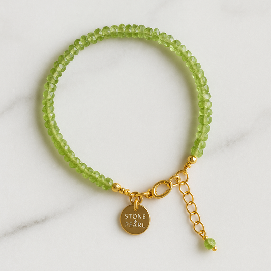 Peridot Beaded Bracelet