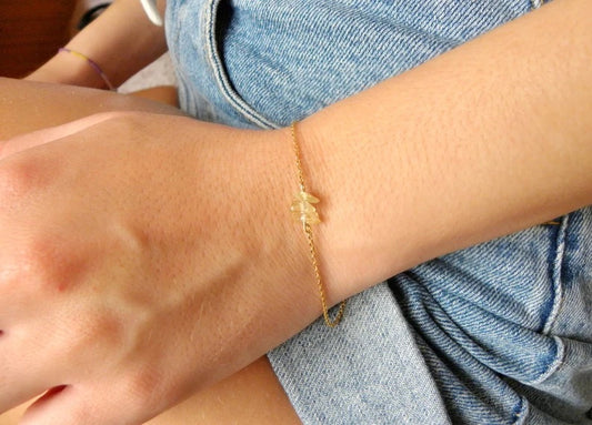Raw Citrine Bracelet