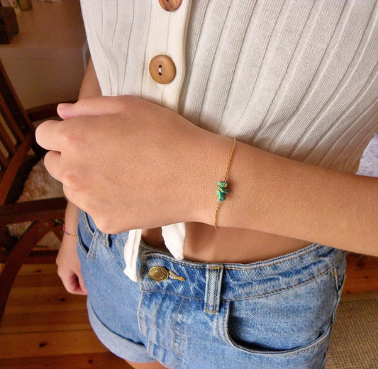 Raw Turquoise Bracelet
