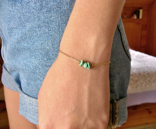 Raw Turquoise Bracelet