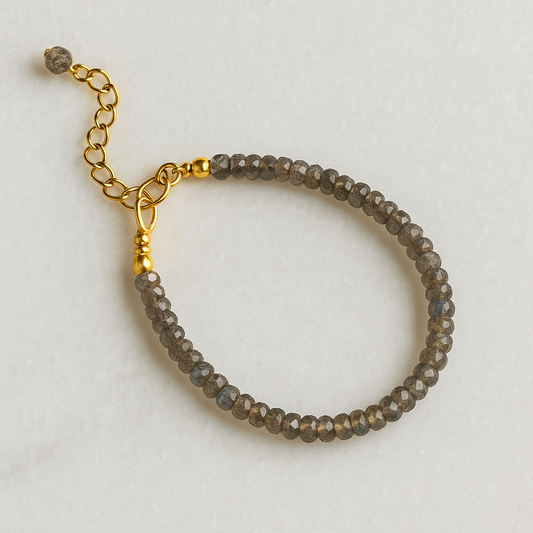 Labradorite Beaded Bracelet