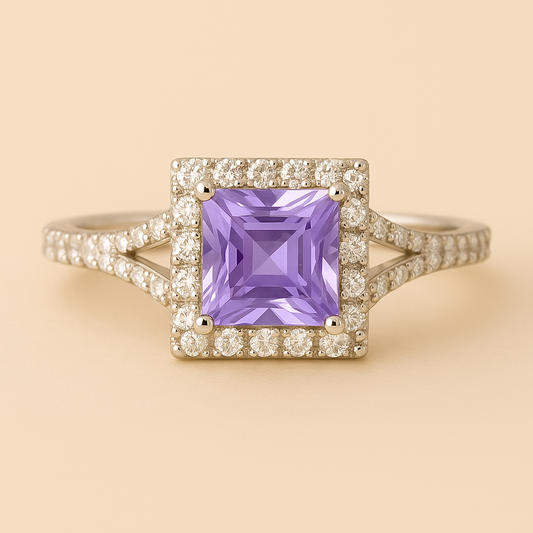Lavender Amethyst Ring