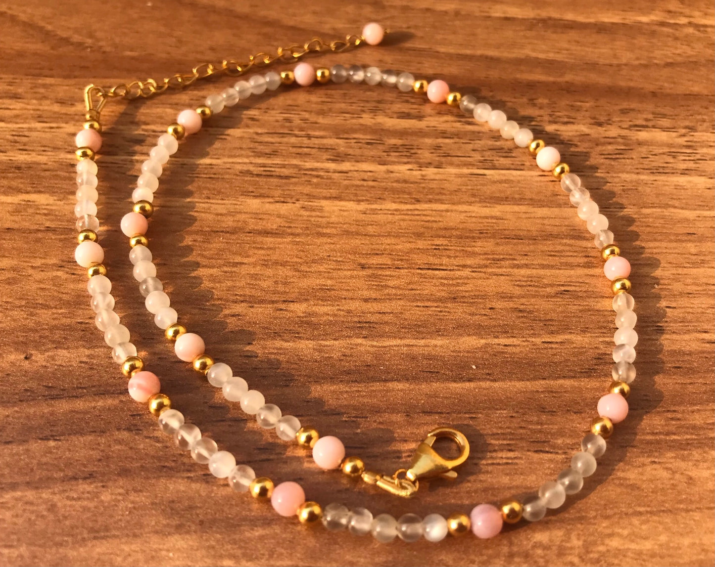 Moonstone Beaded Necklace