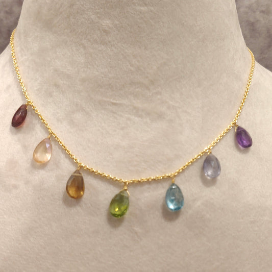 Dainty Rainbow Necklace