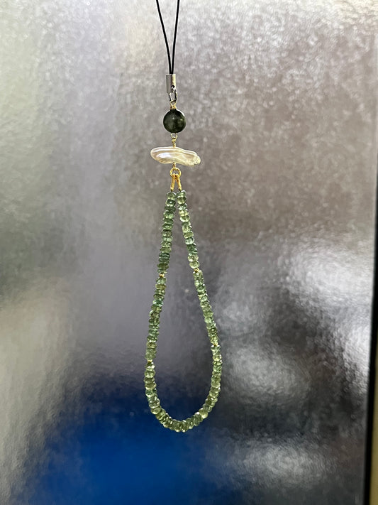 Bells Of Ireland Phone/Bag Charm/Wristlet