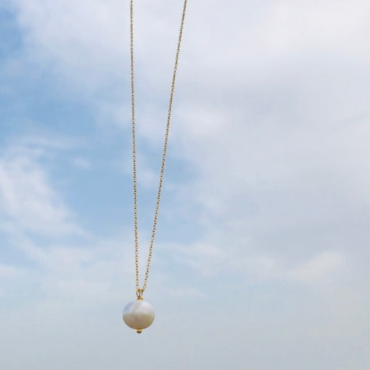Mini Pearl Pendant Necklace
