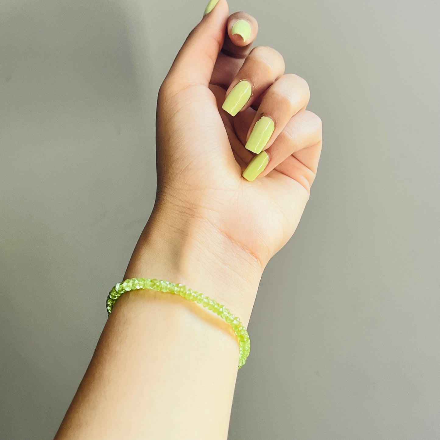 Peridot Beaded Bracelet