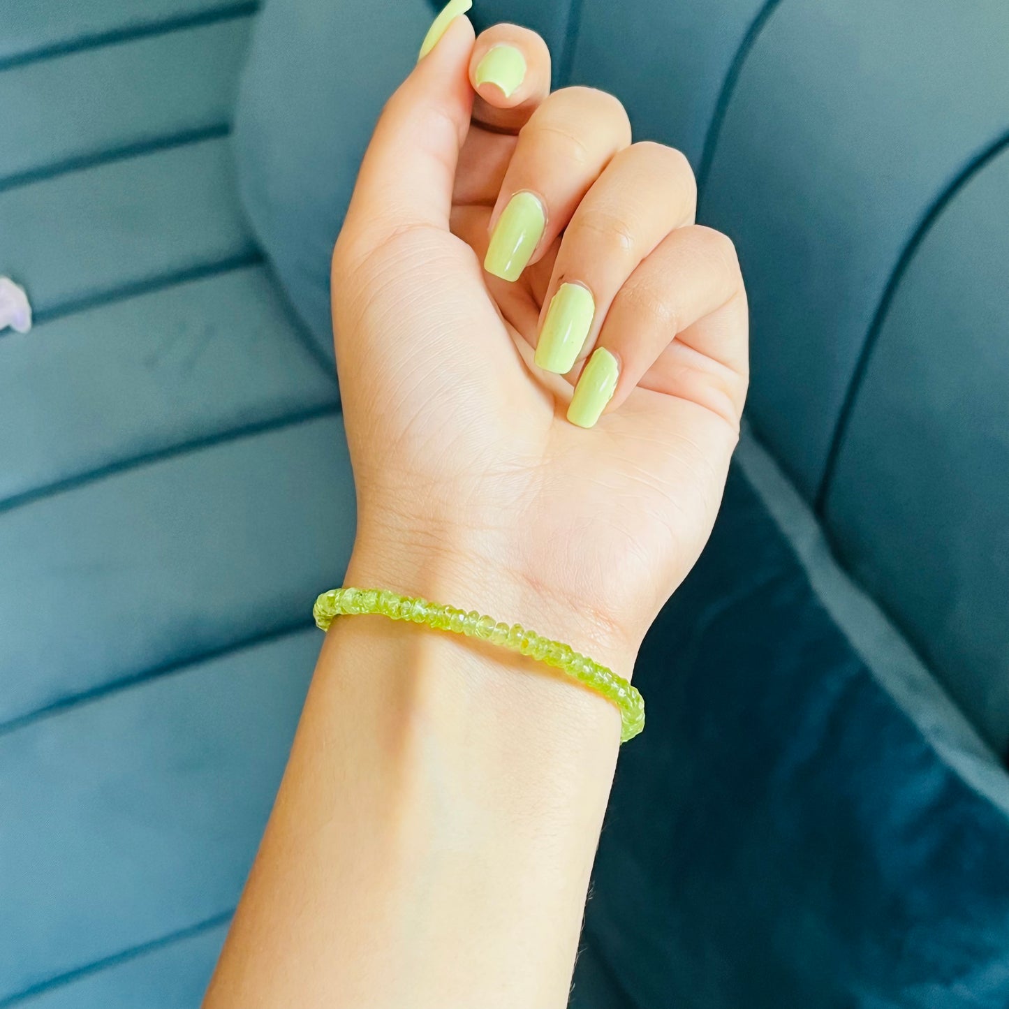 Peridot Beaded Bracelet