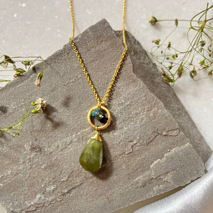 Vassonite Ring Necklace